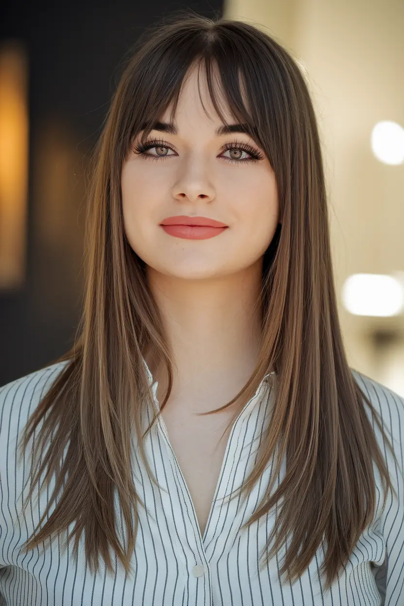 Summer Summer 2025 PIN Straight and Ultra-Sleek Fringe shock