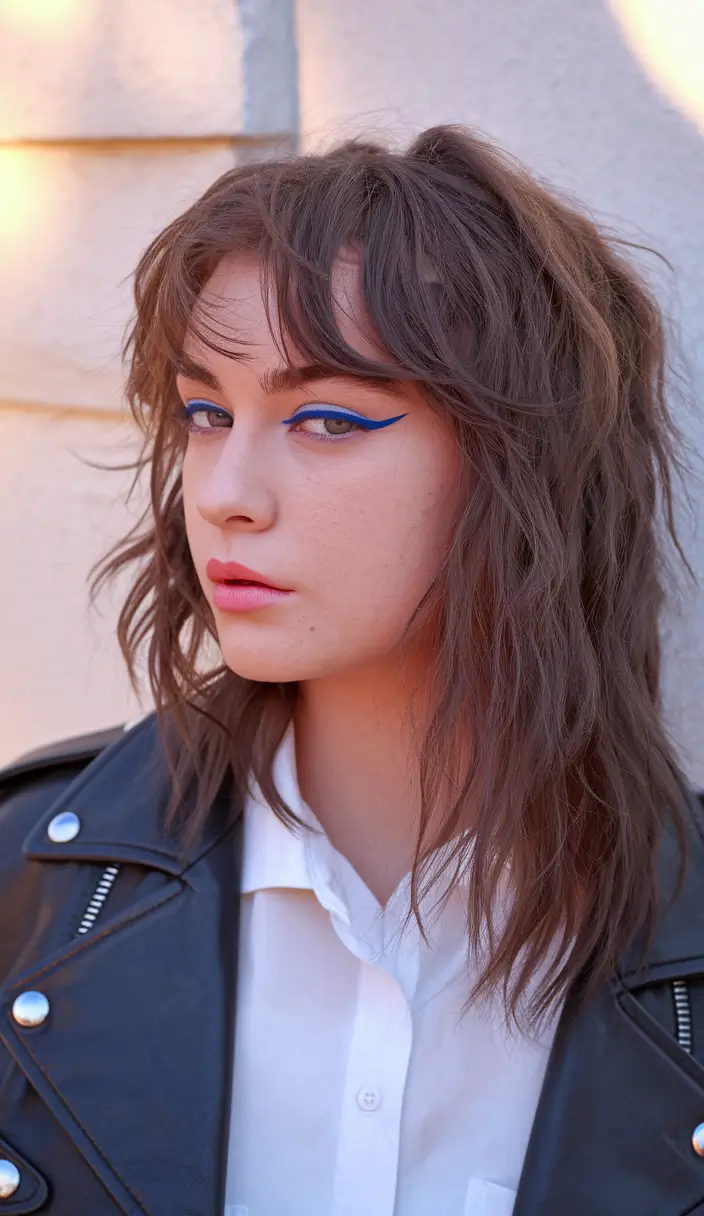 Gorgeous strokes of the Inspo Summer 2025 Grunt edges of the Shag with Piecey Fringe