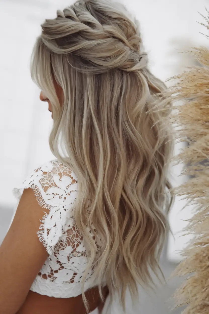 Magnificent long hair ideas for the summer of 2025 BOHO wicker for hemispers with wavy ends