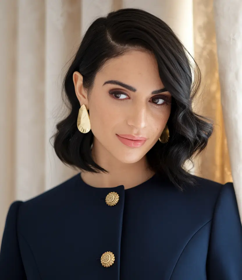 Ideal haircuts for oval persons-thawing short waves with vintage talent