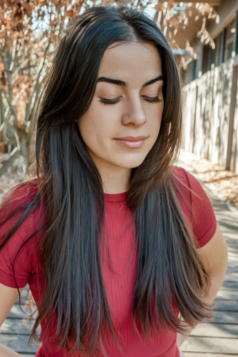 Ideal haircuts for oval boundaries of the unnatural length with barely no layers