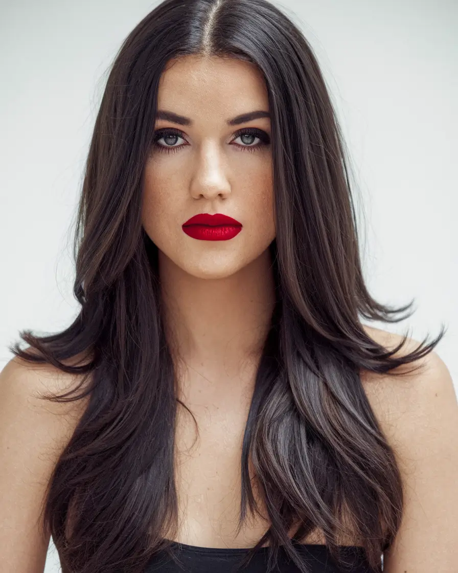 Ideal haircuts for oval edges - layers of a butterfly with an additional volume