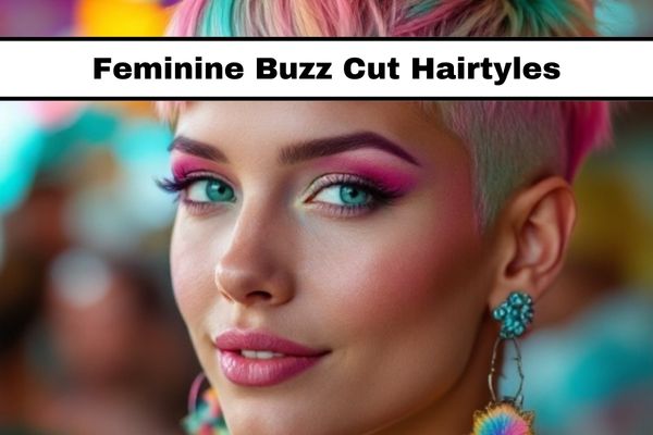 15 Feminine Buzz Cut Hairstyles For Women