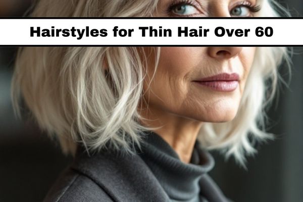Youthful Hairstyles for Thin Hair Over 60