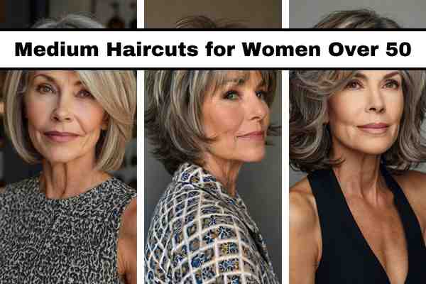 20 Stylish Medium Haircuts for Women Over 50