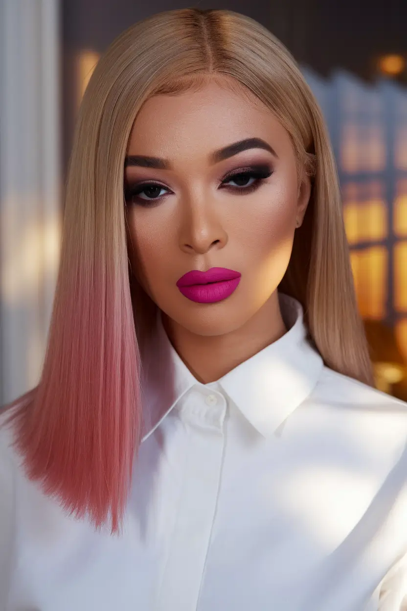 Autumn hair color trend strawberry div.