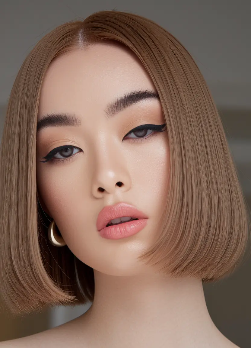 Bob chic haircuts minimalist French curve BOB