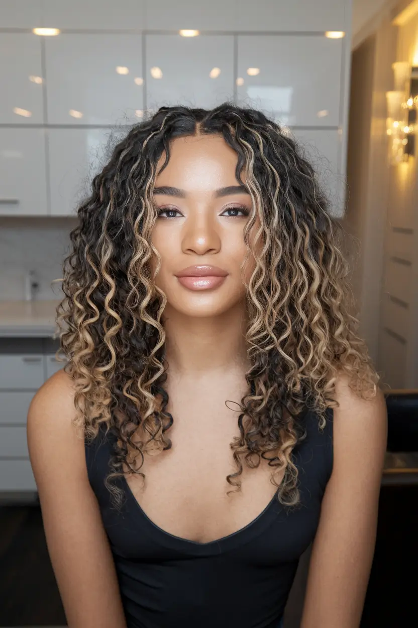 Verse haircuts of inspiration - natural curls for the summer of 2025+dimensional blond Balaya on certain waves