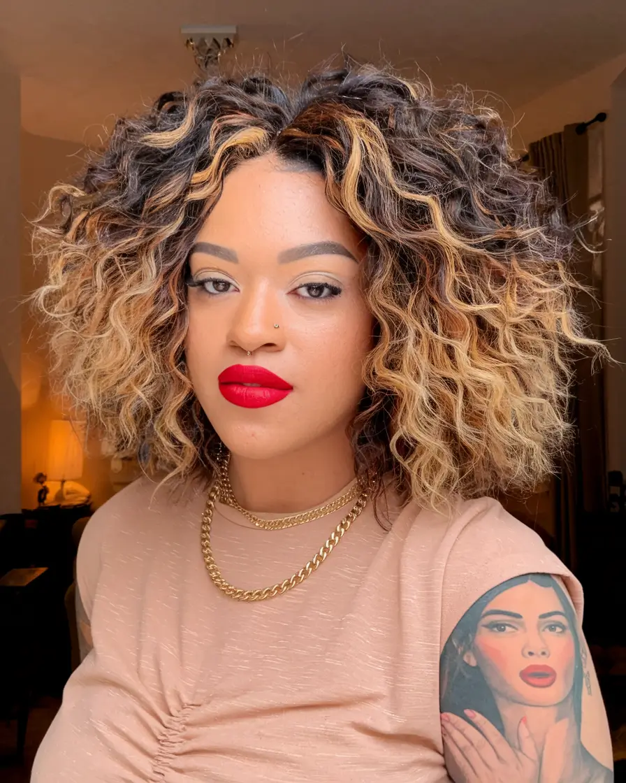 Verses curly haircuts - natural curls for the summer 2025+platinum fat fat boats