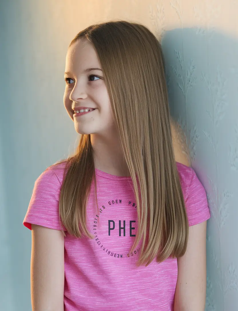 Girl haircuts with long smooth classic long cuts with thin layers