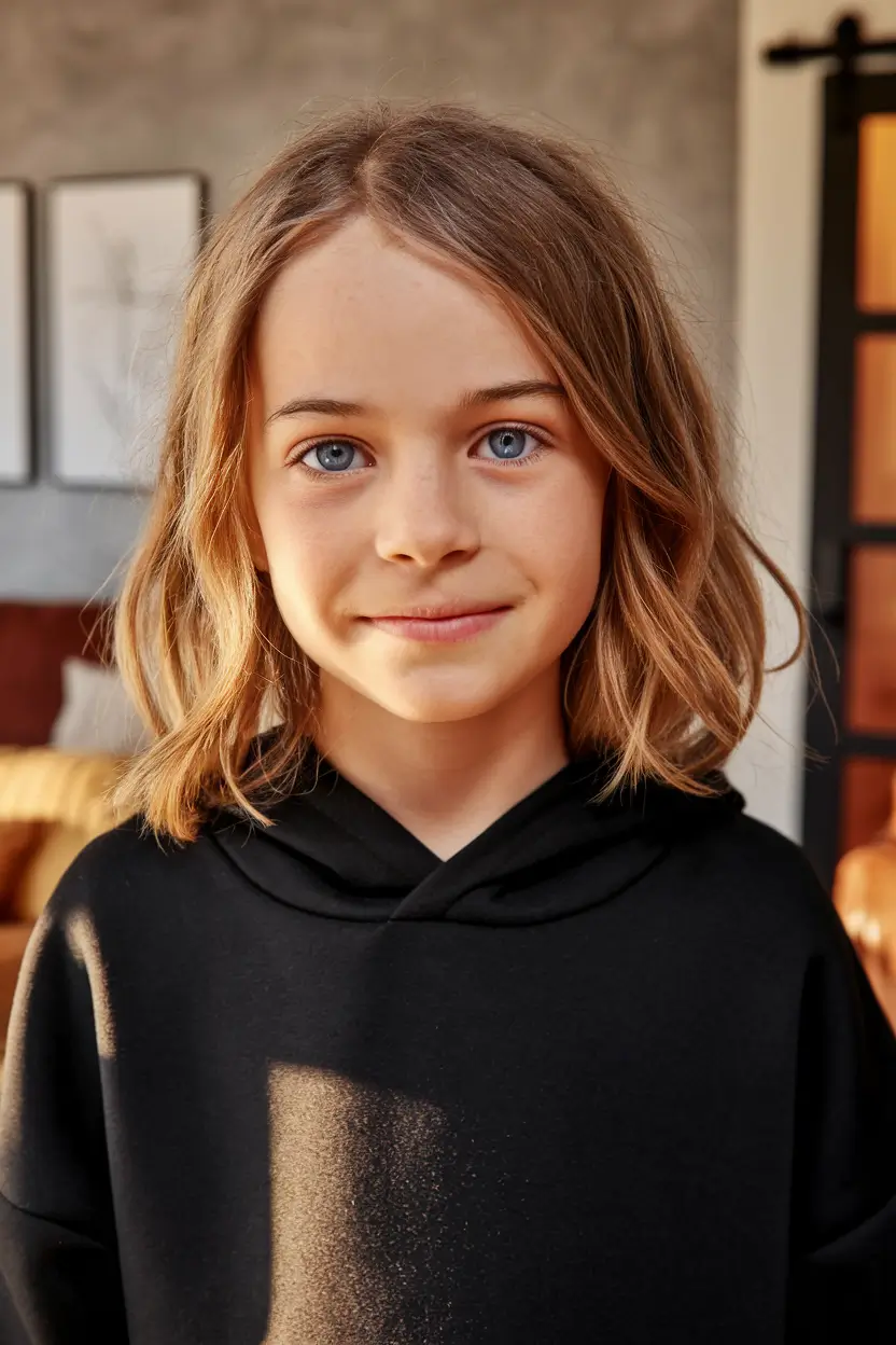 Girl haircuts short shaky medium bean with soft waves