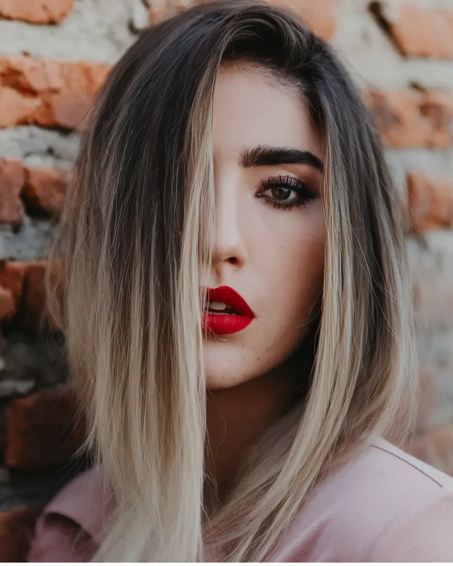 Calm views for recreation in 2025. Mixed brunette for a blonde with a power part