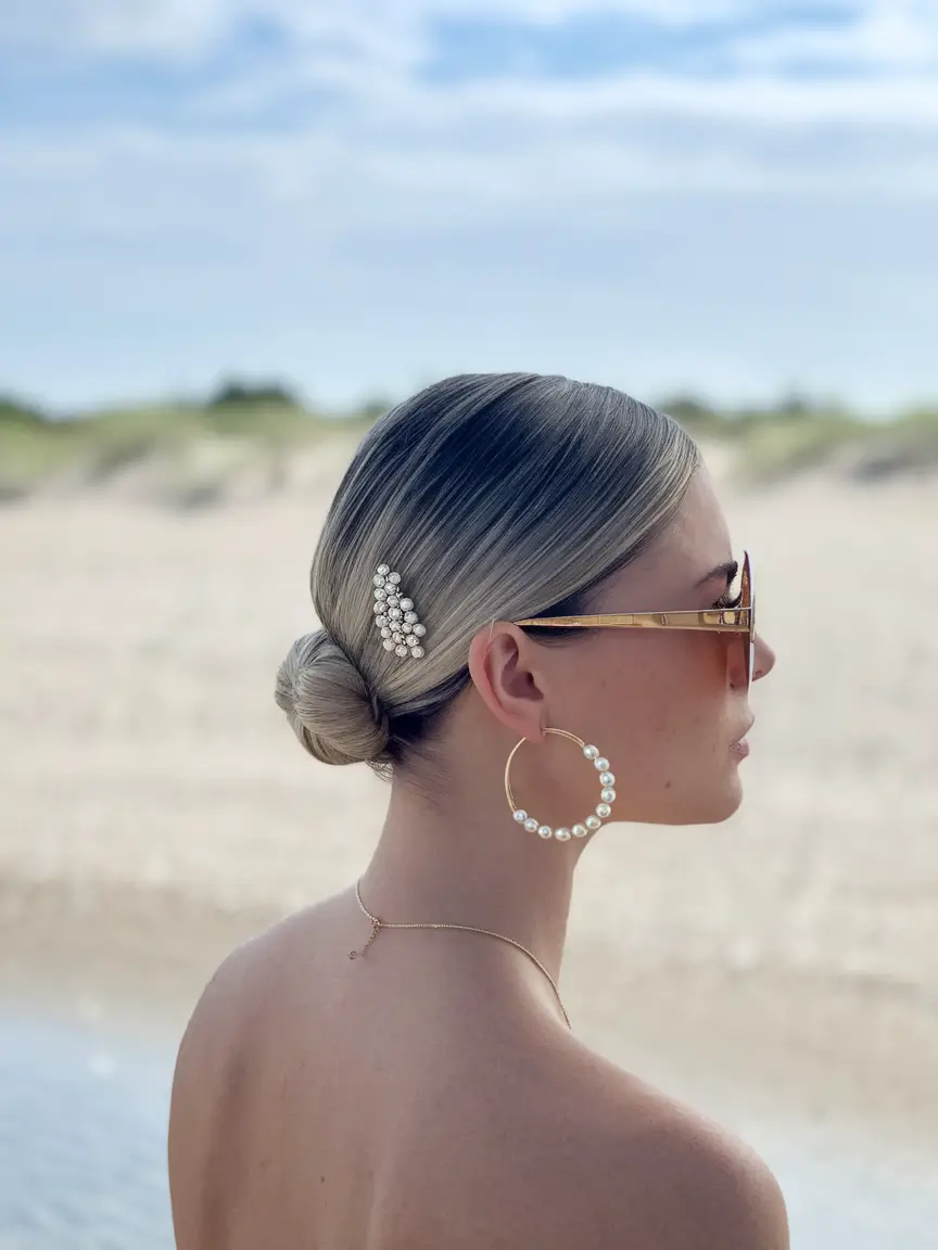 Summer in 2025 with pearls knot
