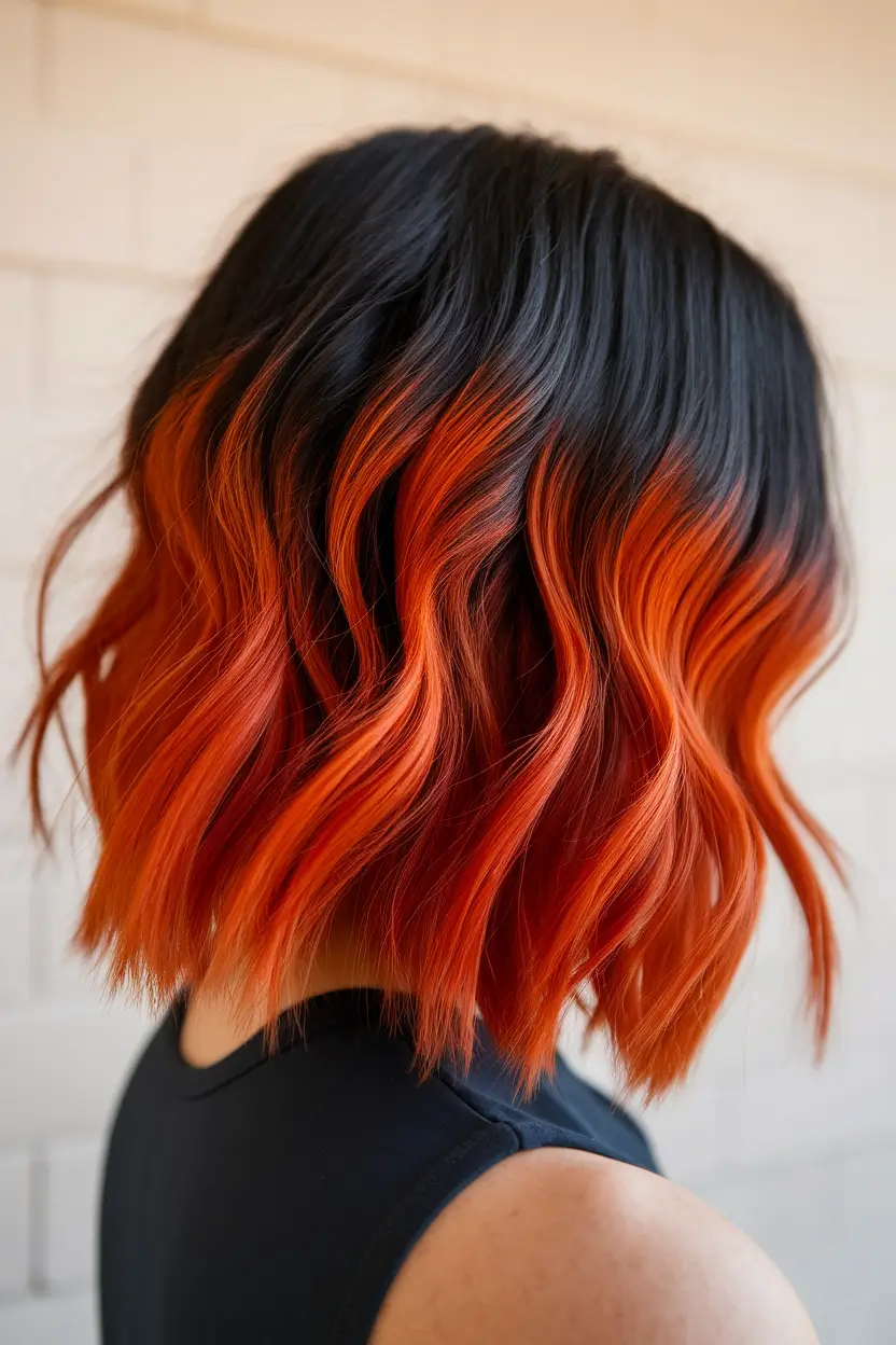 The end of the summer hair color.