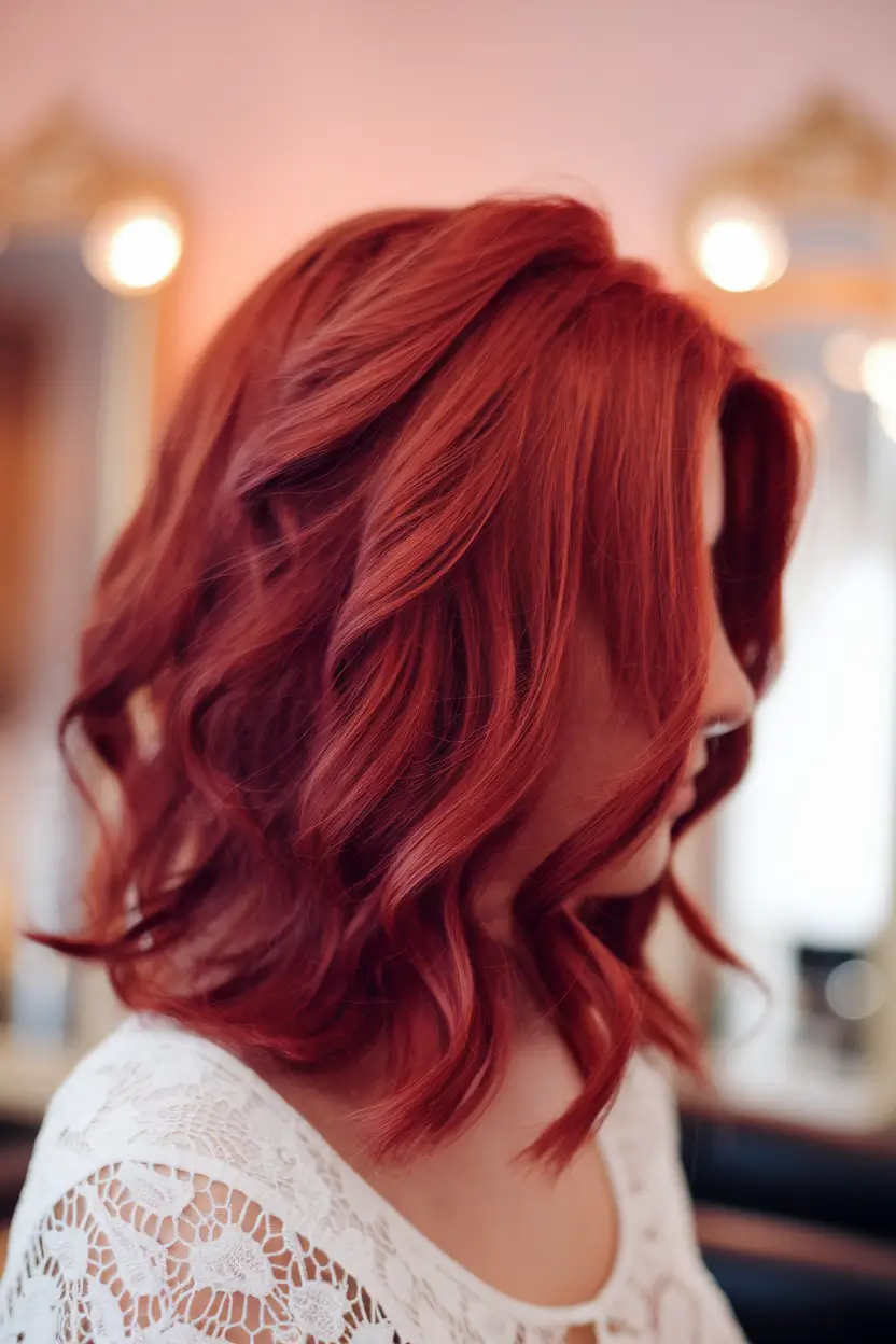 Autumn hair color ideas 2025 mulled wine