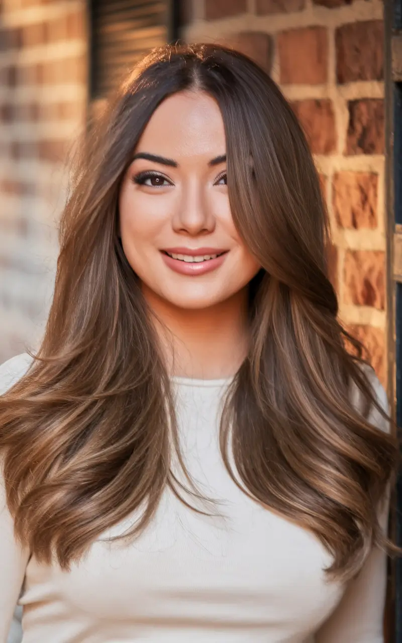 Autumn hair color ideas 2025 Golden maple soft mixture