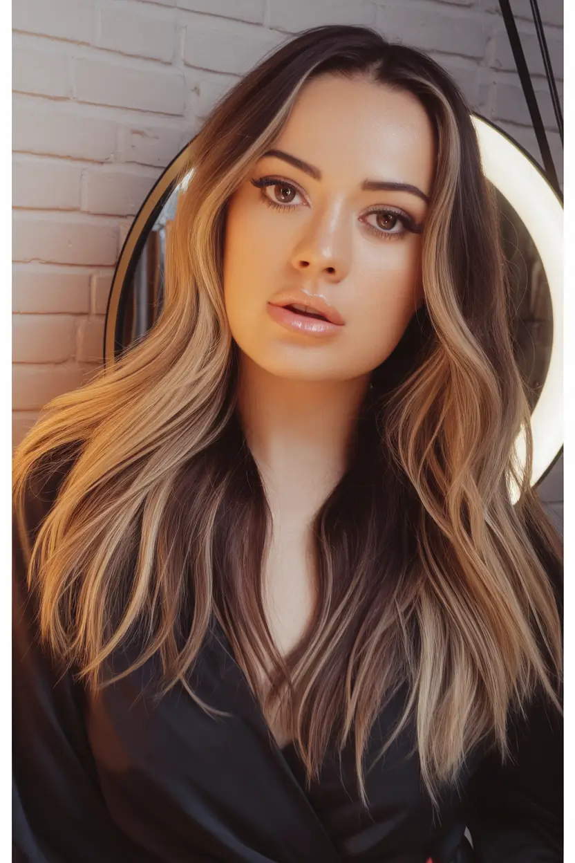 Ideas for the color of autumn hair 2025 Golden sand mixture of the armor