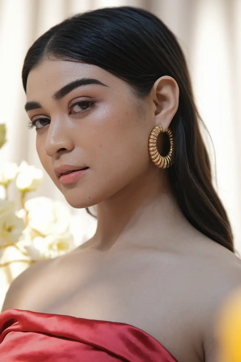 Fresh hairstyles for July 2025. Glass lateral part with smooth length