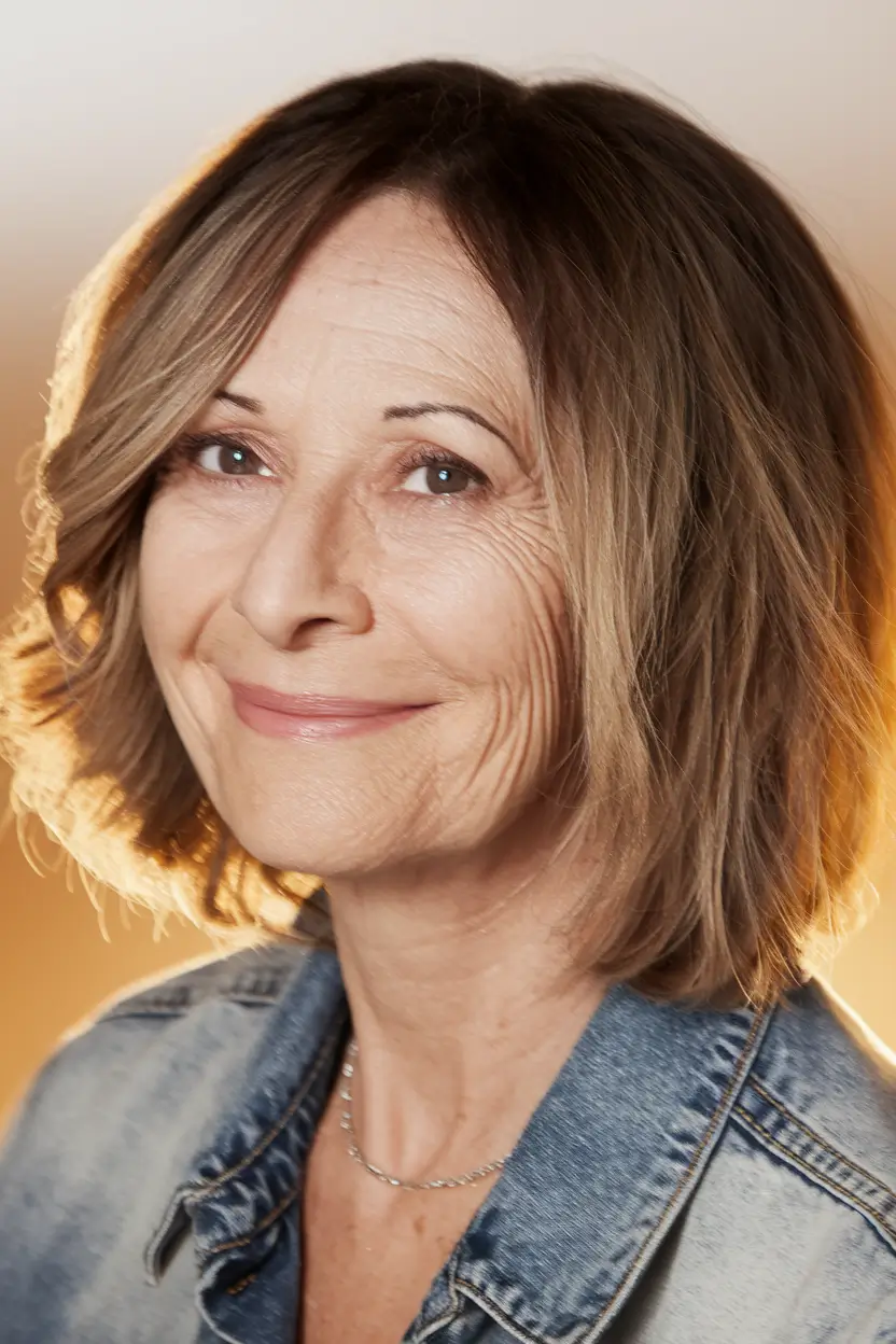 Haircuts for women over 60 years old - autumn 2025. A premium short bean with soft tanks