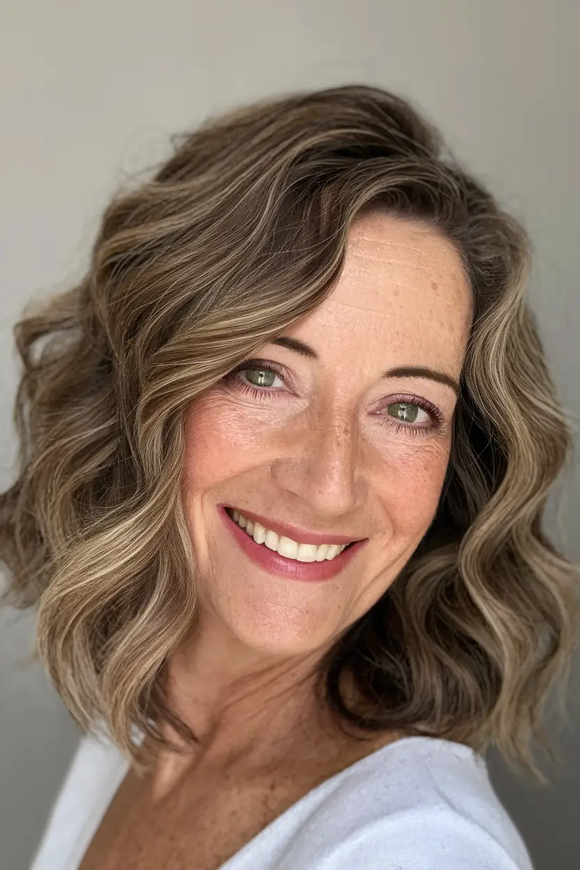 Haircuts for women over 60 years old - autumn 2025. Textured curls with measurement