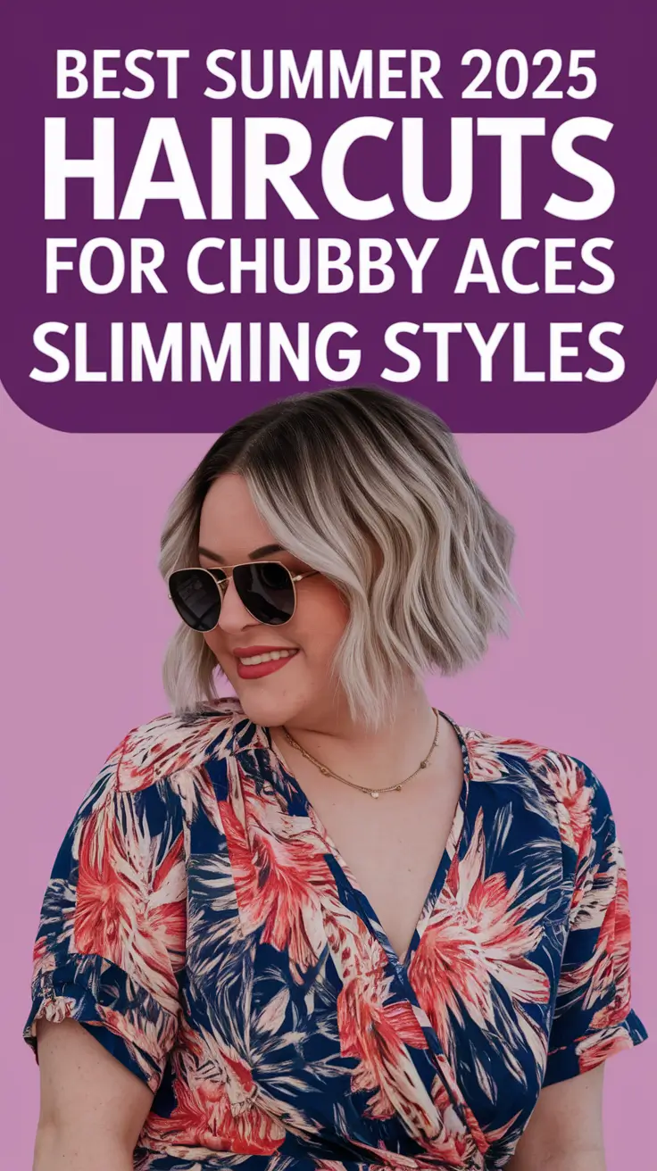 Best Summer 2025 Haircuts for Chubby Faces – Slimming & Stylish Cuts That Flatter