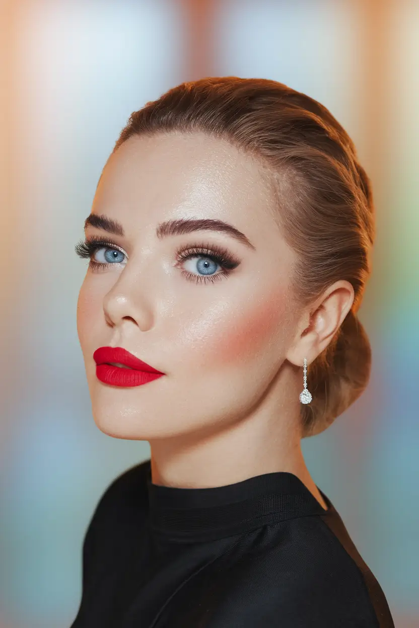 Hairstyles per day of labor 2025 Low smooth chignon with the side