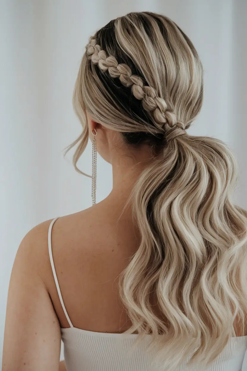Hairstyles per day of labor 2025 Twisted side slanting in low waves