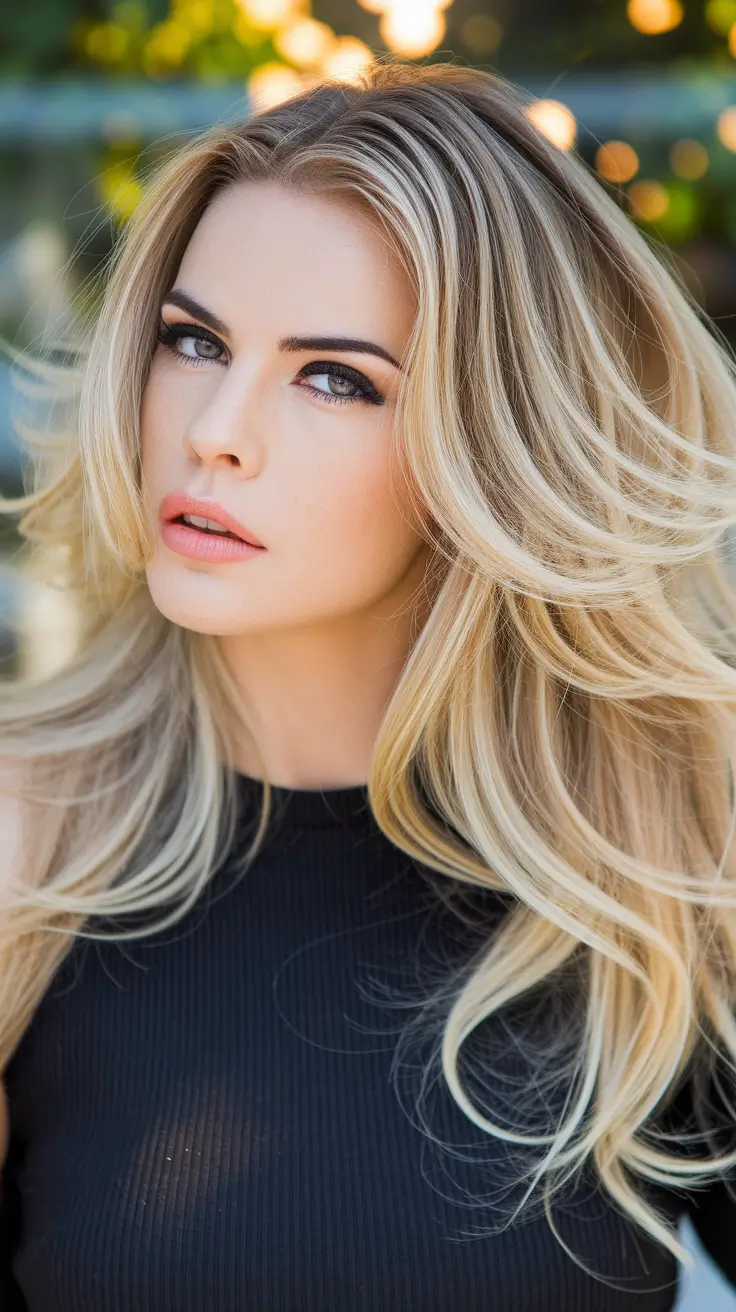Stylish butterfly haircuts - summer 2025. Trends in hairstyles Glam -blonde the base