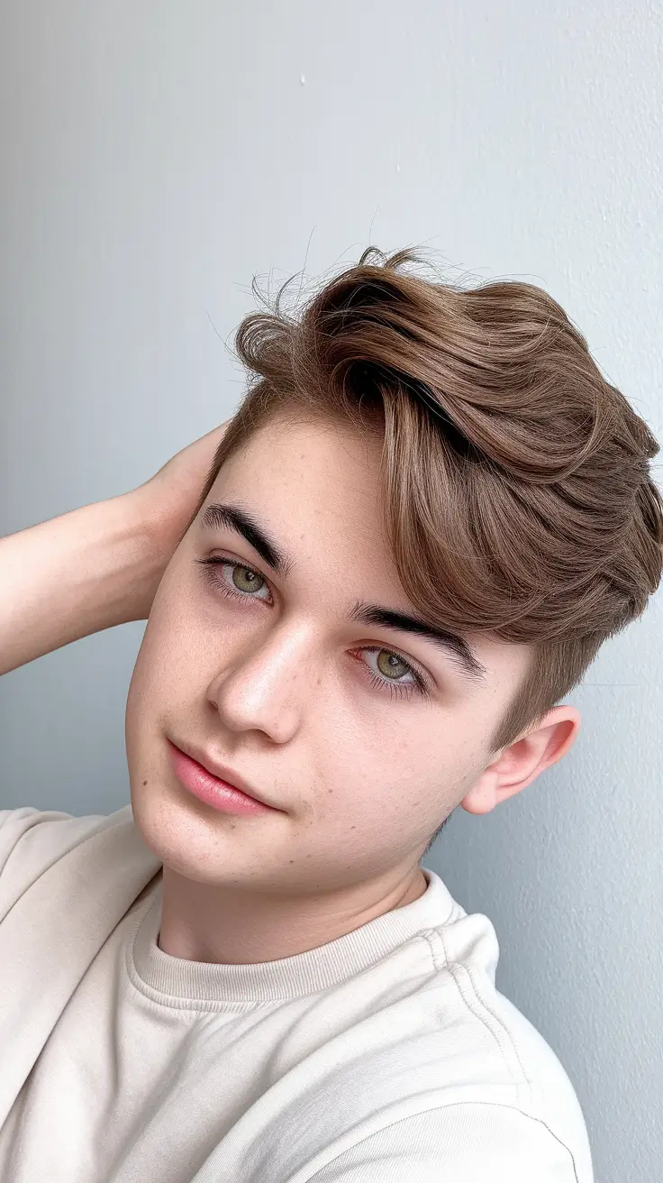 Boy Summer Haricut 2025 Modern blow with hidden layers