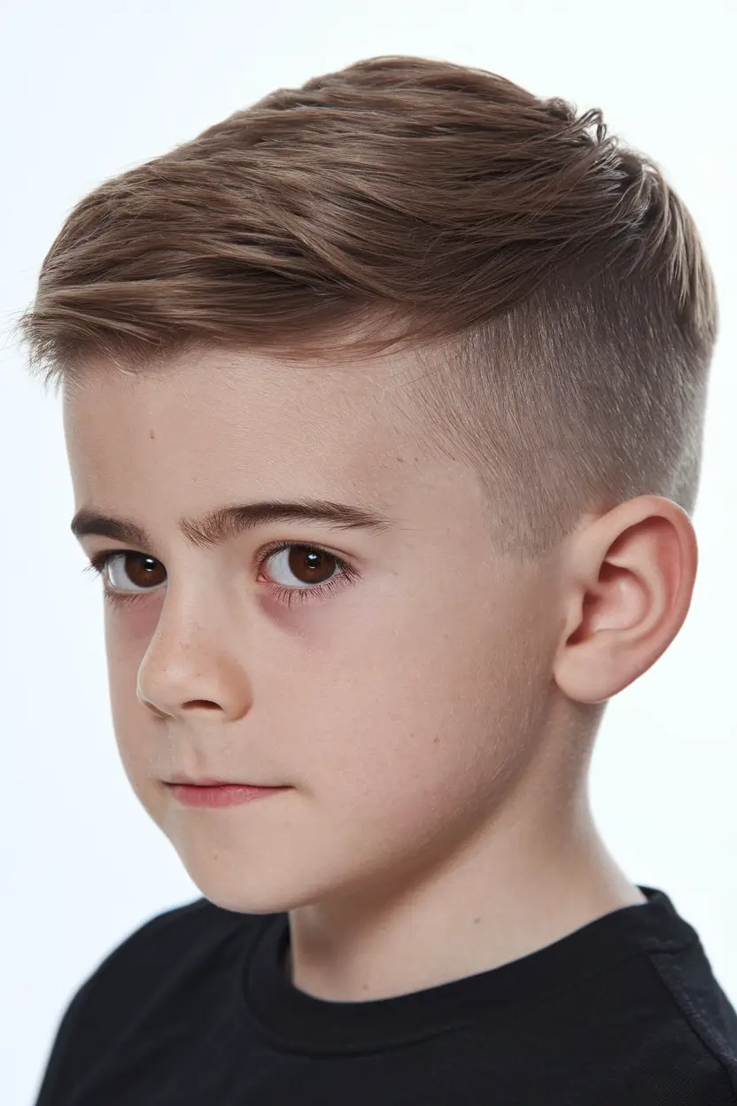 Boy Summer Haircut 2025 Sharp Sweep with a thin cone