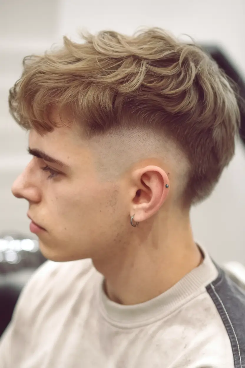 Boy-year-long long wave-sen platinum