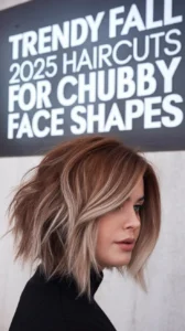 Trendy Fall 2025 Haircuts for Chubby Face Shapes
