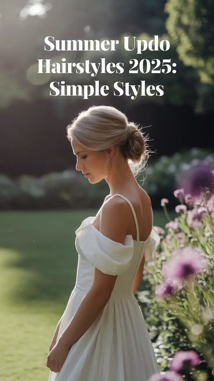 Summer Updo Hairstyles 2025: Simple Styles for Every Elegant Moment