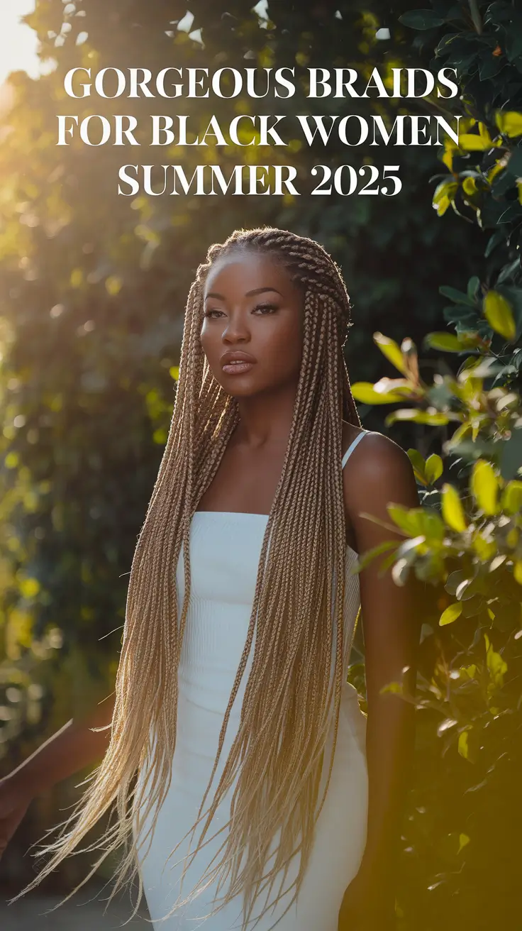 Gorgeous Braids for Black Women Summer 2025: Fresh Hairstyles to Inspire Your Warm-Weather Glow