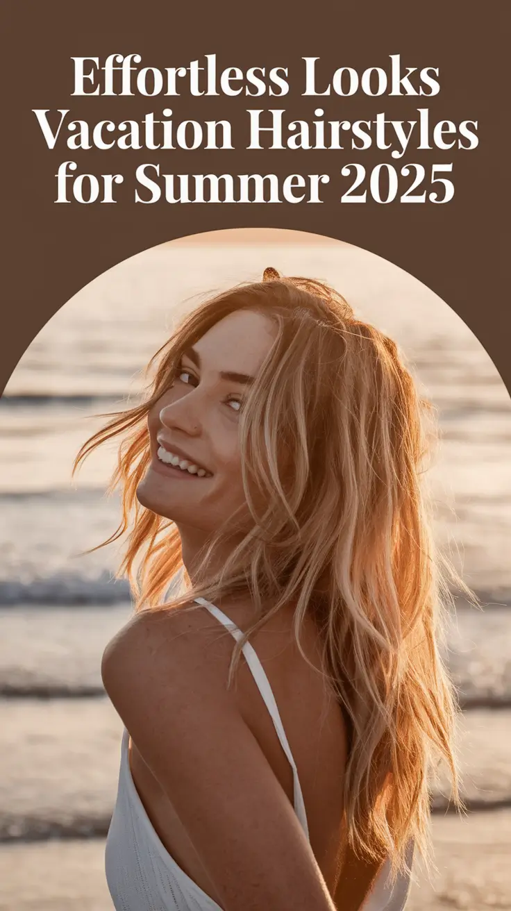 Effortless Looks Vacation Hairstyles for Summer 2025: The Cutest Braided & Curly Ideas to Try Now