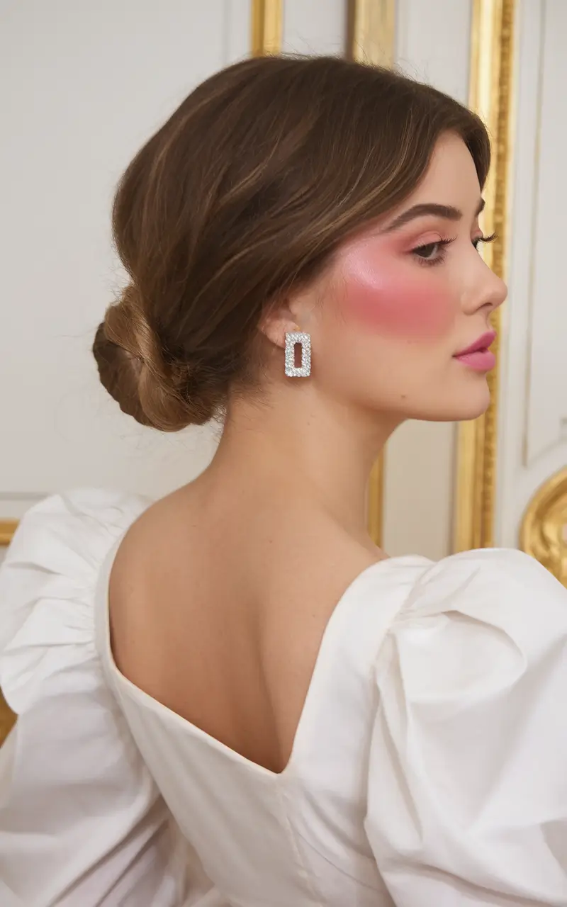 Summer bun hairstyle 2025: gorgeous uplos soft romantic bun with a royal volume