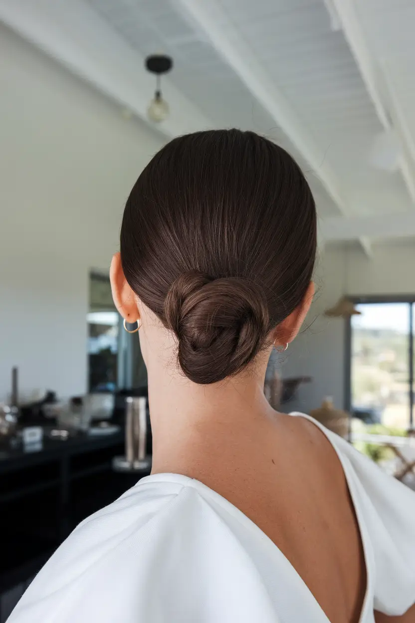 Summer Aupro Hairstyles 2025: Simple styles chic Chignon with a sculptural turn