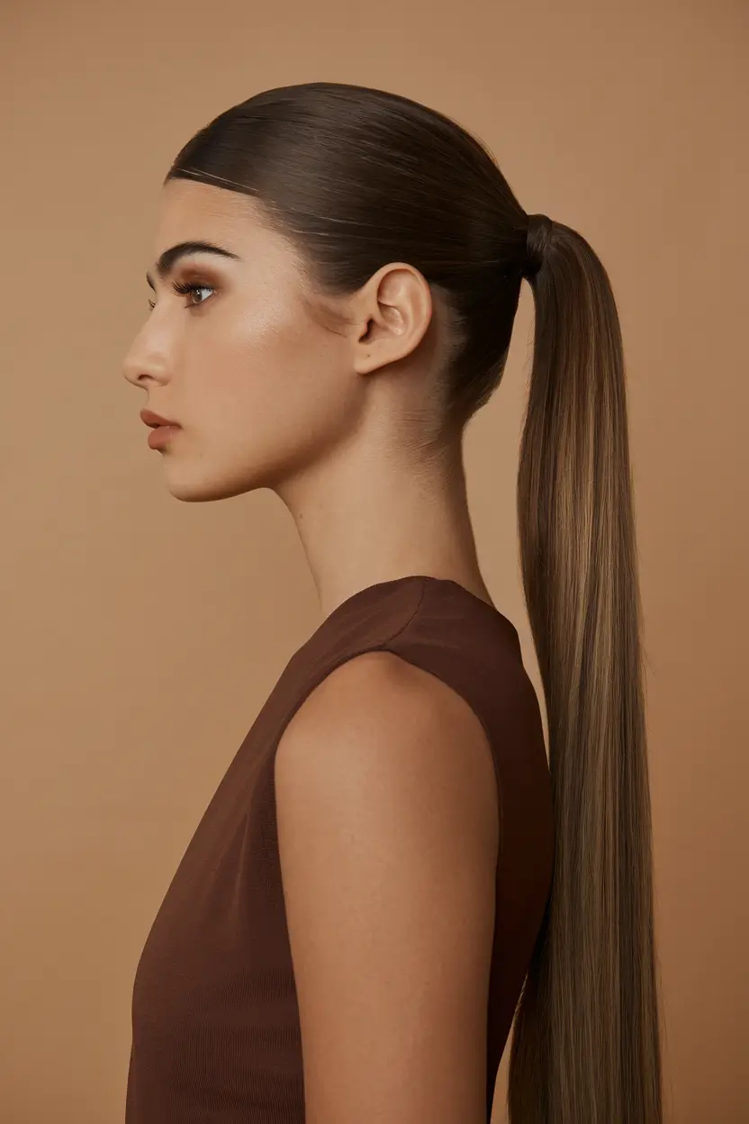 Summer Aupro Hairstyles 2025: Simple styles glossy tail of power