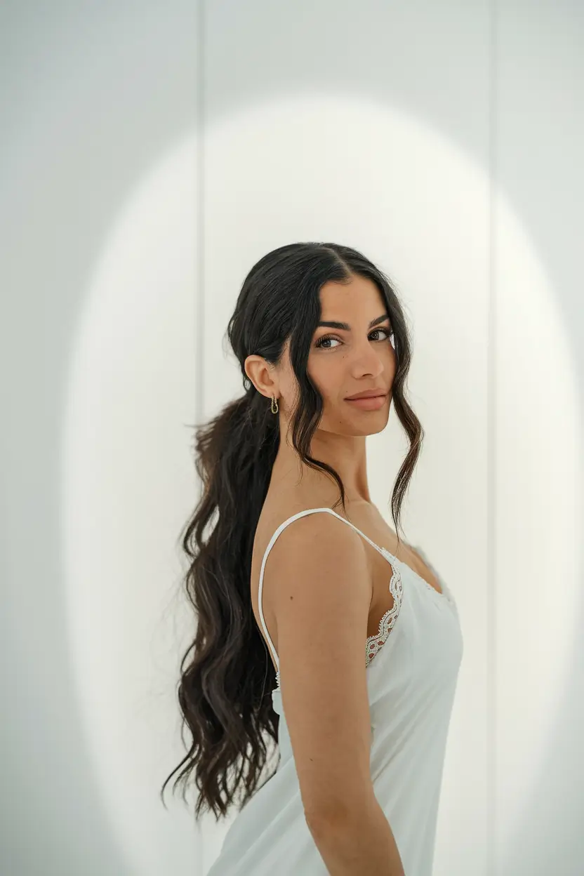Summer hairstyles Adudo 2025: Simple Styles soft romantic tail with free waves