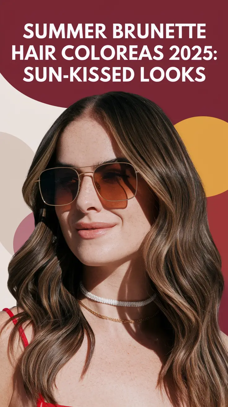 Summer Brunette Hair Colors Ideas 2025: Sun-Kissed Looks for the Perfect Beach Glow
