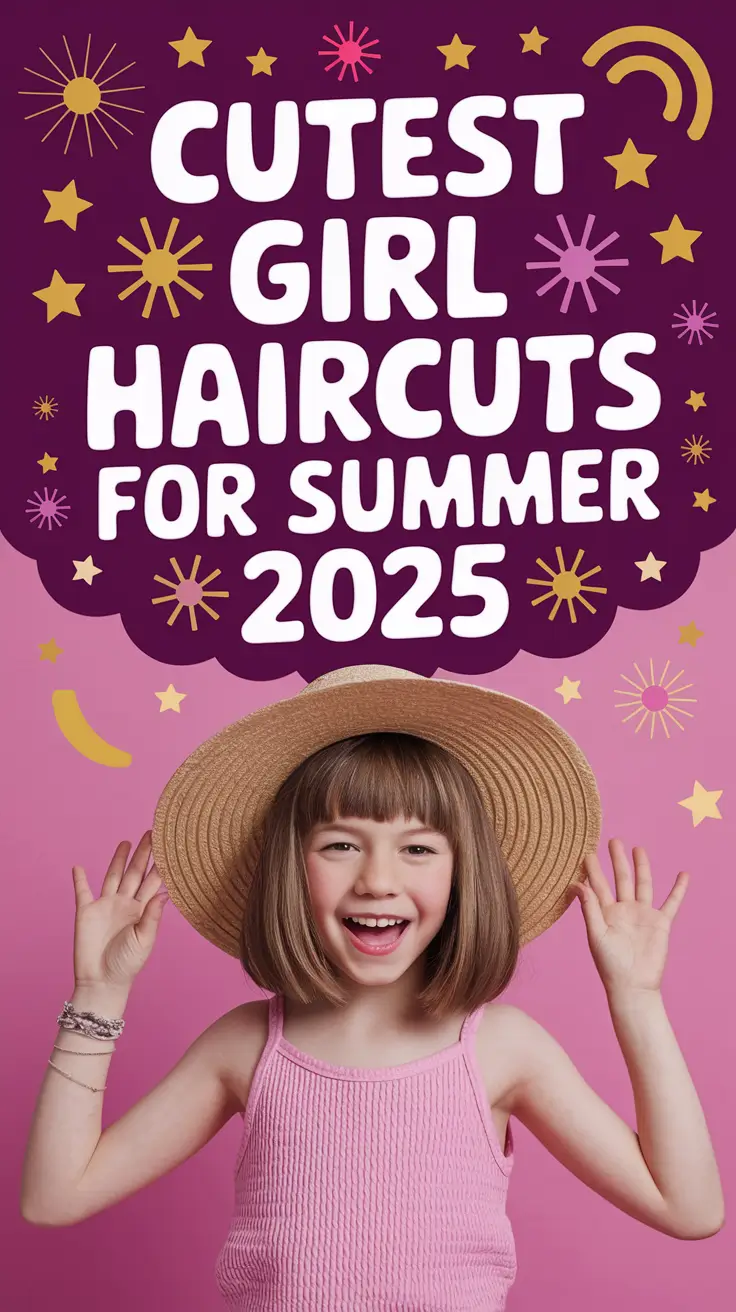 Cutest Girl Haircuts for Summer 2025: Fresh Ideas for Every Little Trendsetter