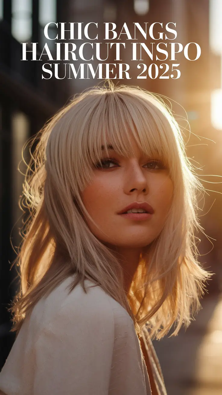 Chic Bangs Haircut Inspo Summer 2025: Fresh Fringe Looks to Try Now