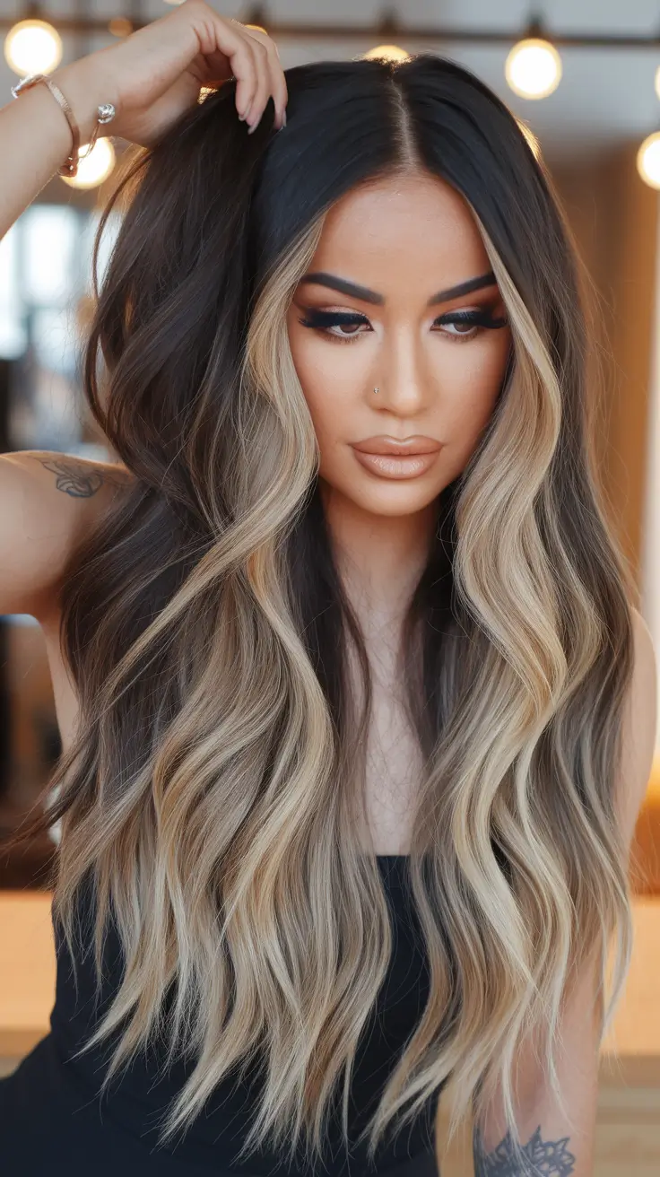 Summer excretions, dark brown light -brown hair, summer vibrations,