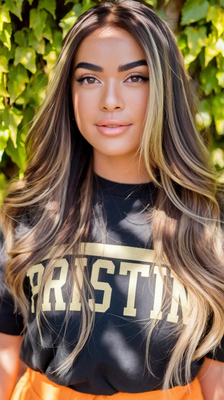 Golden Blonde Balage Summer Selection Wavy Hair