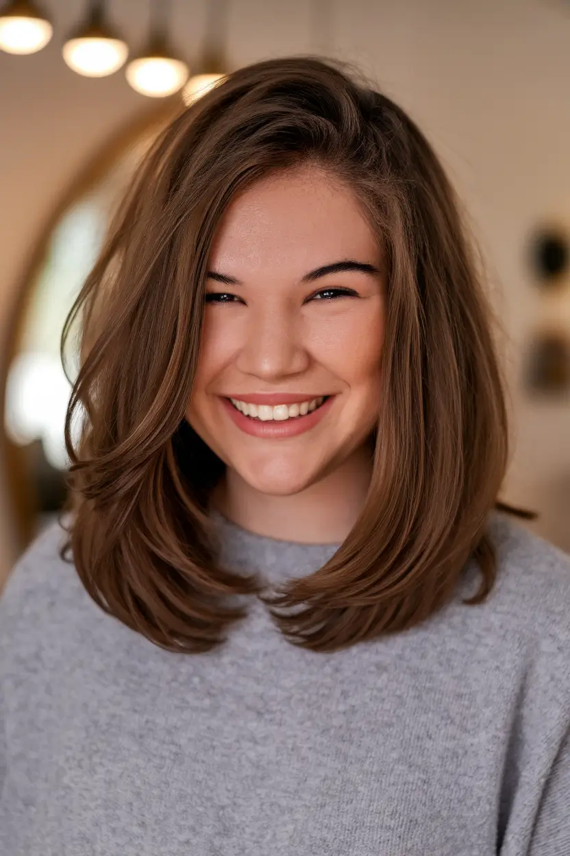 Fashionable haircuts of 2025 for puffy faces of H2 H2
