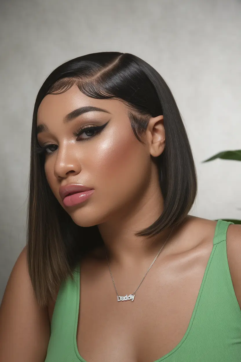 Hay of wigs Summer 2025: Stylish inspiration glossy accuracy of Bob with the side