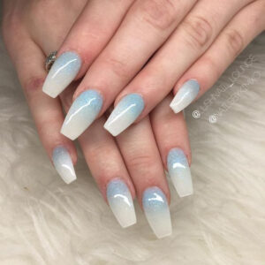 37 Winter Dip Nail Designs You’ll Love: Chill Vibes