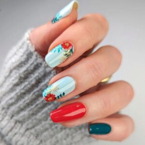 20 Mesmerizing Holiday Nail Designs: Festive Elegance