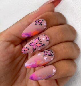 21 Butterfly Nail Art Ideas: Mystical Metamorphosis