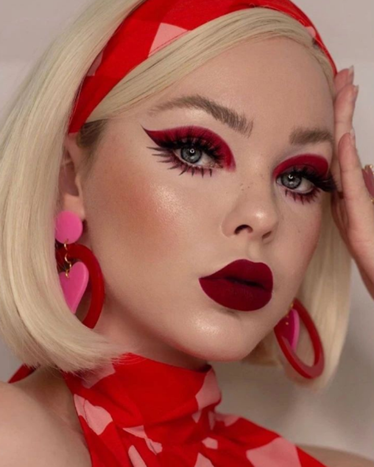 Red Eyeshadow What Red Makeup Looks Like